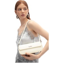 Benetton BNT_1782 10X24X7 Kol Sı Beyaz Kadın Çanta