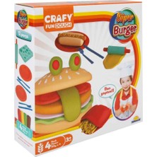 Crafy Süper Burger Oyun Hamuru Seti 200 Gr. 12 Parça