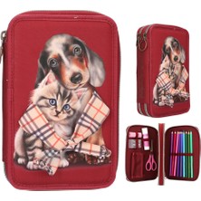 To Model Top Model 2 Katlı Içi Dolu Kalem Çantası Fur Ever Friends 413674