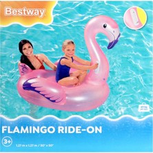Bestway Tutmalı Flamingo Binici 127 x 127 cm BW41122