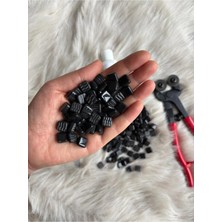 Karsan Mozaik Sanatsal Mikro Mozaik Siyah 1X1CM Mozaik Sanatı Malzeme (100GR)
