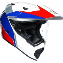 Agv Kask/ax-9 Multı Plk Atlante Wht Blu Red