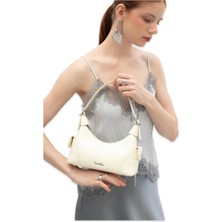 Benetton BNT_1780 27X24X10 El Beyaz Kadın Çanta