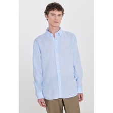 Altınyıldız Classics Comfort Fit Rahat Kesim Düğmeli Yaka Gömlek
