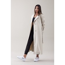 SahraAfra Parrot Trençkot Kadın Oversize