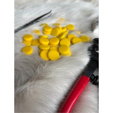 Karsan Mozaik Ym-09 Sarı Yuvarlak Sanatsal Mozaik 18X18MM (100GR)