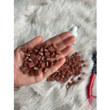 Karsan Mozaik Sanatsal Mikro Mozaik Açık Kahve 1X1CM Mozaik Sanatı Malzeme (100GR)