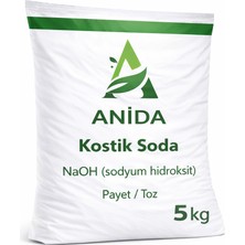 Kostik Soda Naoh (Sodyum Hidroksit) 5kg. Payet / Toz