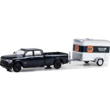 Greenlight 1/64 2023 Ram 2500 With Small Cargo Trailer Model Araba