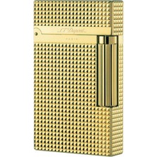 St. Dupont S.T. Dupont Ligne 2 Diamond Head Altın Çakmak Hafif Tasarım ve Alev Ayar Özelliği ile 16284