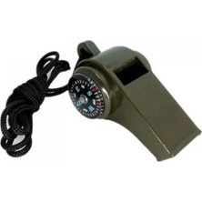 Renas Store Çok Fonksiyonlu Düdük Pusula Kamp Termometre Acil Survival Dişli Düdük