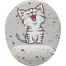 Cekar Store Minik Kedi Bilek Destekli Mouse Pad