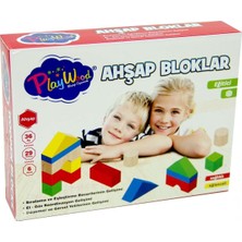 Playwood Eğitici Ahşap Bloklar 29 Parça