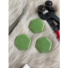 Karsan Mozaik Açık Yeşil Altıgen Sanatsal Mozaik 48X48MM (100GR)