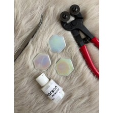 Karsan Mozaik Beyaz Altıgen Sanatsal Mozaik 48X48MM (100GR)