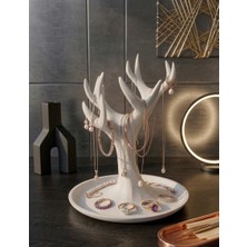 My Craft 3D MYCRAFT3D Şık Tasarım Takı Standı - Geyik Boynuzu Kolye, Küpe ve Yüzük Organizer Modern Aksesuar Düzenleyici