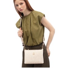 Benetton BNT_1800 18X23X8 Omuz Bej Kadın Çanta