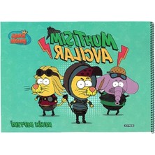 Cekar Store Kral Şakir 25 x 35 Spiralli Resim Defteri 15 Yaprak