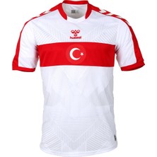 Hummel Orijinal Türkiye Beyaz Milli Takım Forma L Beden Yaz Mevsimi Özel Tasarım