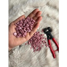 Karsan Mozaik Sanatsal Mikro Mozaik Pembe 1X1CM Mozaik Sanatı Malzeme (100GR)