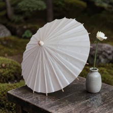 Hureggo Boyanabilir Dekoratif Sağlam Dıy Yağlı Kağıt Şemsiye & 28 cm ''umbrella Painting''