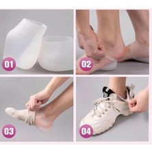 Najmaddin Boy Uzatıcı Gizli Topuk Silikon Tabanlık  (1 Çift ) Çerçici Najmaddin