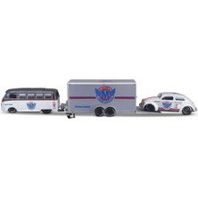 Maisto 1/64 Design Seri Yarış Takımı Römork ve Araç Set