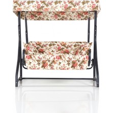 Erinöz Morus 2 Kişilik Bahçe Balkon Teras Salıncağı-İngiliz Gülü