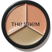 The Saem Cover Perfection Triple Pot Concealer 08 Middle Biege