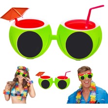 Renas Store Karpuz Şekilli Tropikal Hawaii Yaza Merhaba Parti Gözlüğü