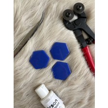 Karsan Mozaik Mavi Altıgen Sanatsal Mozaik 48X48MM (100GR)