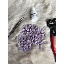 Karsan Mozaik Sanatsal Mikro Mozaik Lila 1X1CM Mozaik Sanatı Malzeme (100GR)