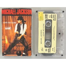 Michael Jackson Leave Me Alone Uzelli Baskı Kaset (Kağıt Kapak)