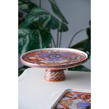 Acar Kek Fanusu Whisper At Desen Ayaklı 30 cm RYL-07021/6