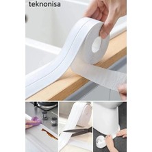 Teknonisa Su Sızdırmaz Geçirmez Bant Lavabo Küvet Kenar Bandı Küvet Duş Bandı 3,2 mt