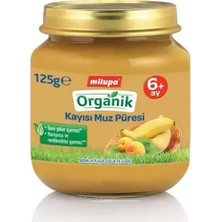 Gray Line Gry Organik Kayısı Muz Püresi Kavanoz Maması 125 gr Nel1