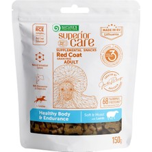 Nature's Protection Superior Care Kızıl Tüylü Köpekler Için Kuzulu Sağlıklı Vücut & Dayanıklılık Destekli Köpek Ödülü 150G