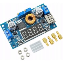 Emay Center XL4015 75W Dc-Dc 5A Voltmetre Ekranlı Ayarlanabilir Voltaj Regülatörü Modülü