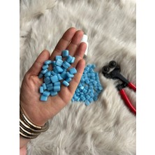 Karsan Mozaik Sanatsal Mikro Mozaik Gök Mavi 1X1CM Mozaik Sanatı Malzeme (100GR)