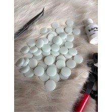 Karsan Mozaik Beyaz Yuvarlak Sanatsal Mozaik 18X18MM (100GR)