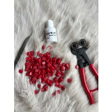 Karsan Mozaik Sanatsal Mikro Mozaik Kırmızı 1X1CM Mozaik Sanatı Malzeme (100GR)