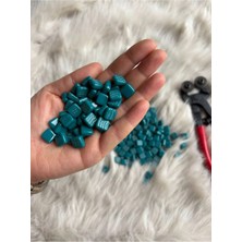 Karsan Mozaik Sanatsal Mikro Mozaik Turkuaz 1X1CM Mozaik Sanatı Malzeme (100GR)
