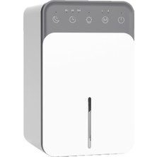 Kompakt Nem Alma Cihazı Sessiz Rgb Işık - 0.35L/GÜN 1.5l Hazneli - Çok Amaçlı - Beyaz