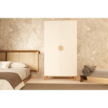 Metalia Gm 1002 2 Kapaklı Ayaklı Bohem Gardırop