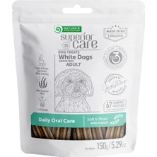 Nature's Protection Superior Care Beyaz Tüylü Köpekler Için Böcek Proteinli Günlük Ağız Bakım Köpek Ödülü 150G