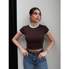 Esra Helvacı Biyeli Crop Tshirt