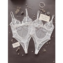 Elarin Dantel Transparan Body Kadın Iç Giyim