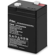 Pileli Store Ttec 6V 4 Ah Kuru Bakımsız Akü