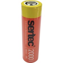 Pileli Store 18650 3.7V 2000 Mah 15C Li-Ion Şarjlı Pil