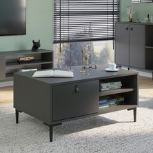 Nilah Alvin Modern Orta Sehpa Antrasit